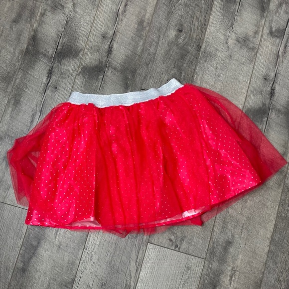 Disney Other - Disney Minnie Mouse tutu red sparkle skirt xl 14
